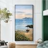 Interior Decor Wall Poster Sunrise Natural Scenery Handmade Canvas Oil Painting Hanging Picture For parlour bedroom hotel office